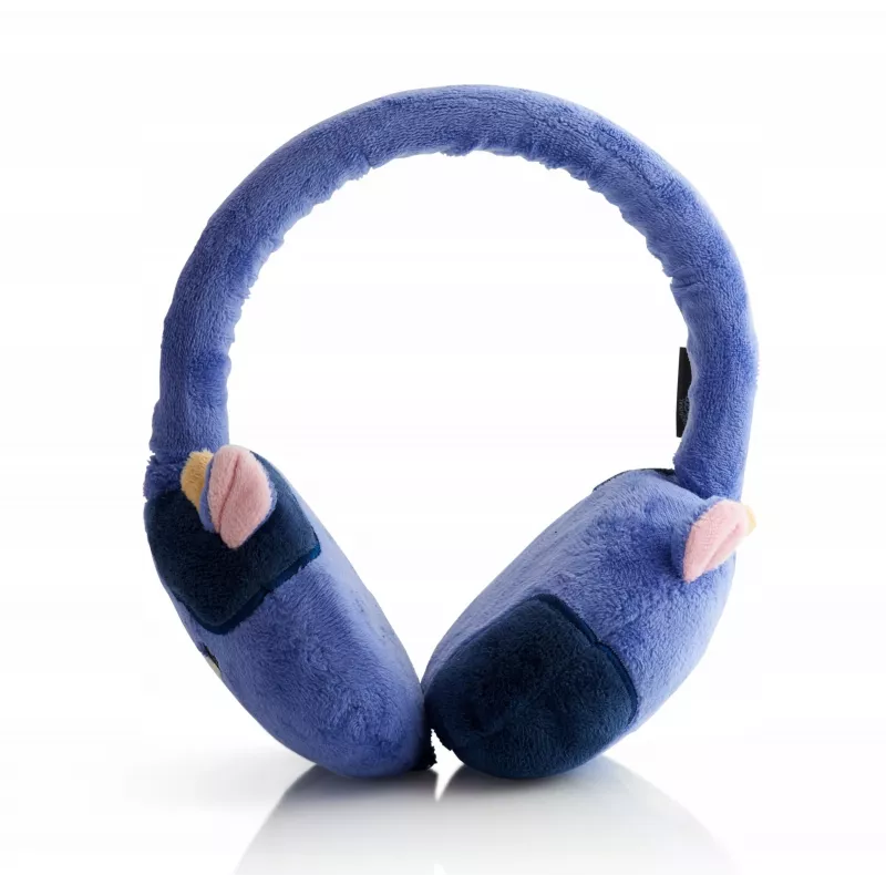 LAZERBUILT Squishmallows Bluetooth ausinės vaikams, ant ausų, Ingred the Cow, HMSQM-BT-INGRED