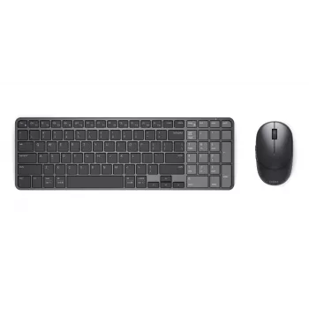Dell Pro 7 Įkraunama kompaktiška klaviatūra ir pelė - KM746 - US International (QWERTY) - Titan Gray