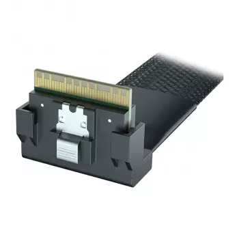 Supermicro CBL-MCIO-1245M5R MCIO x8 Right Angle to Straight Internal Storage Cable 45 cm