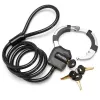 Master Lock Street Cuff rakto spyna su trosu - Juoda - 1000 mm - 8 mm