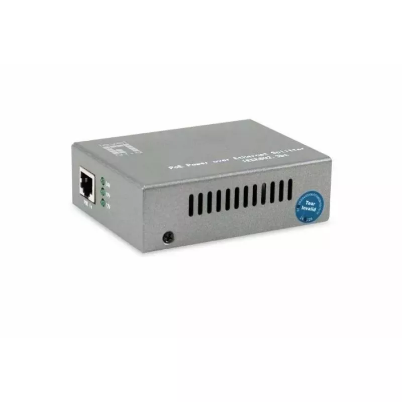 LevelOne Gigabit PoE Splitter RJ45 2.5Gbps 60W Pilka