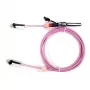 EasyLan saCon Duplex LED Patch Cable OM4 Heather Violet 7.5m