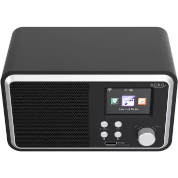 XORO DAB 300 Internet Radijas DAB+ FM Bluetooth USB Spalvotas Ekranas Juodas