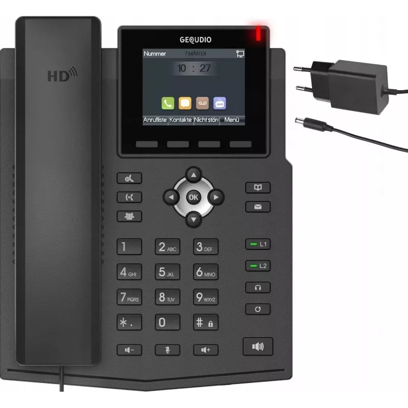 GEQUDIO GA-3 Laidininis telefonas su atsakikliu