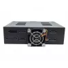 Jou Jye JJ-N-49SS-T 12G 4-Bay 2.5 inch SATA/SAS Hot-Swap Mobile Rack for 5.25 inch Bay - Black