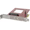 ICY DOCK ToughArmor MB411V4PO-2B U.2/U.3 NVMe SSD prie OCuLink adapteris 9,5 mm itin plonam ODD skyriui