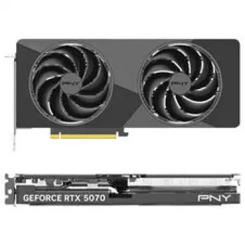 PNY GeForce RTX 5070 Slim OC 12GB GDDR7 Dual Fan Graphics Card