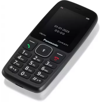 Panasonic KX-TF400EXB 4G Clamshell Mobile Phone Black