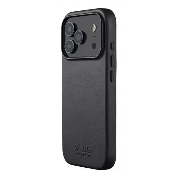 Mujjo odinis dėklas, skirtas iPhone 17 Pro su MagSafe (juodas)