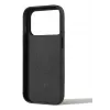 Mujjo Wallet Leather Case, skirta iPhone 17 Pro su MagSafe (juoda)