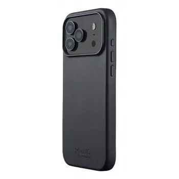 Mujjo odinis dėklas, skirtas iPhone 17 Pro Max su MagSafe (Bazaltas)