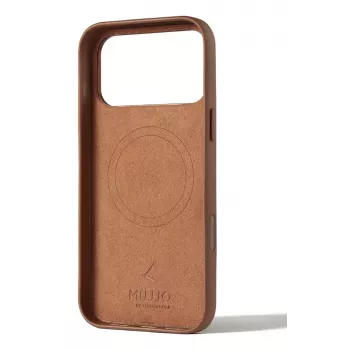 Mujjo odinis dėklas, skirtas iPhone 17 Pro Max su MagSafe (Tan)