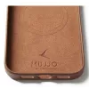 Mujjo Wallet Leather Case, skirta iPhone 17 Pro Max, suderinama su MagSafe, Tan