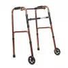 REHA FUND Balkonik RF-131 Reciprocal Walking Frame - Lengvas aliuminis, sulankstomas, reguliuojamo aukščio 78-96 cm, maksimalus vartotojo svoris 100 kg, sidabrinė/pilka