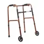 REHA FUND Balkonik RF-131 Reciprocal Walking Frame - Lengvas aliuminis, sulankstomas, reguliuojamo aukščio 78-96 cm, maksimalus vartotojo svoris 100 kg, sidabrinė/pilka