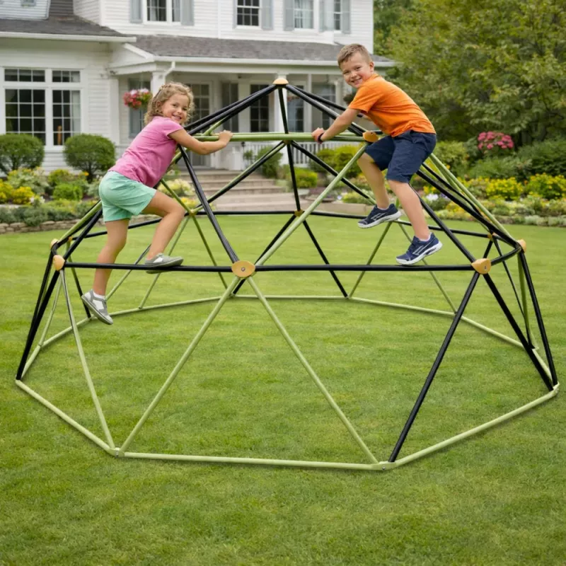 LEAN TOYS Laipiojimo kupolas vaikų sodo žaidimų aikštelei 300x143 cm 10FT