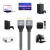 Wozinsky HDMI 2.1 laidas 8K 60Hz 48Gbps / 4K 120Hz / 2K 144Hz 2m sidabrinis (WHDMI-20)