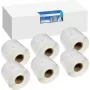 G&G suderinamos adresų etiketės, skirtos DYMO 99014, S0722430 - 54 x 101 mm, tiesioginis terminis spausdinimas, baltos, nuolatiniai klijai, 1320 etikečių (1 ritinys)