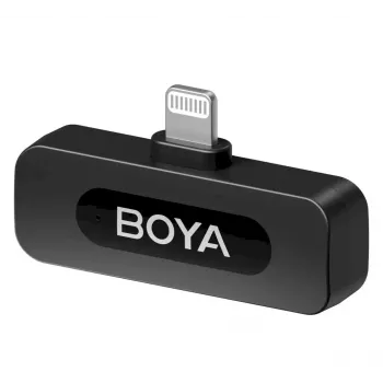 BOYA BY-V1 V2.0 Ultra Compact 2.4GHz Wireless Microphone for Lightning Devices - 1TX+1RX