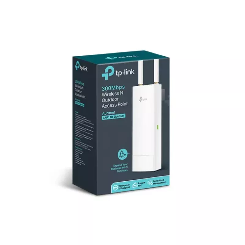 TP-Link EAP110-Outdoor lauko prieigos taškas 300Mbps 2.4GHz Passive PoE IP65