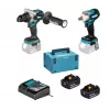 MAKITA Kombinuotas rinkinys 18V DLX2590TJ (DHP492, DTW300) 2x5.0Ah