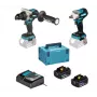 MAKITA Kombinuotas rinkinys 18V DLX2590TJ (DHP492, DTW300) 2x5.0Ah