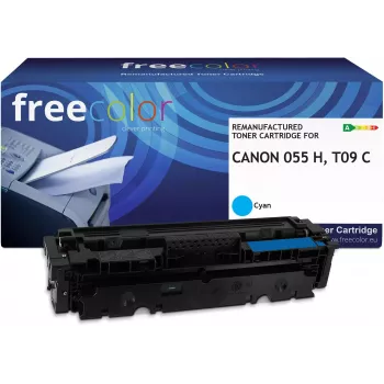 Freecolor Toner Canon 055H 3019C002 Cyan Remanufactured - Compatible