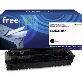 Freecolor suderinamas kasečių toneris Canon 054 juodas (3024C002) – standartinė išeiga