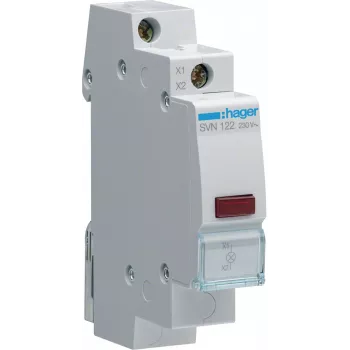 Hager SVN122 Neutralinis gnybtų blokas, 11 jungčių, 100A, 400V, IP20, mėlynas