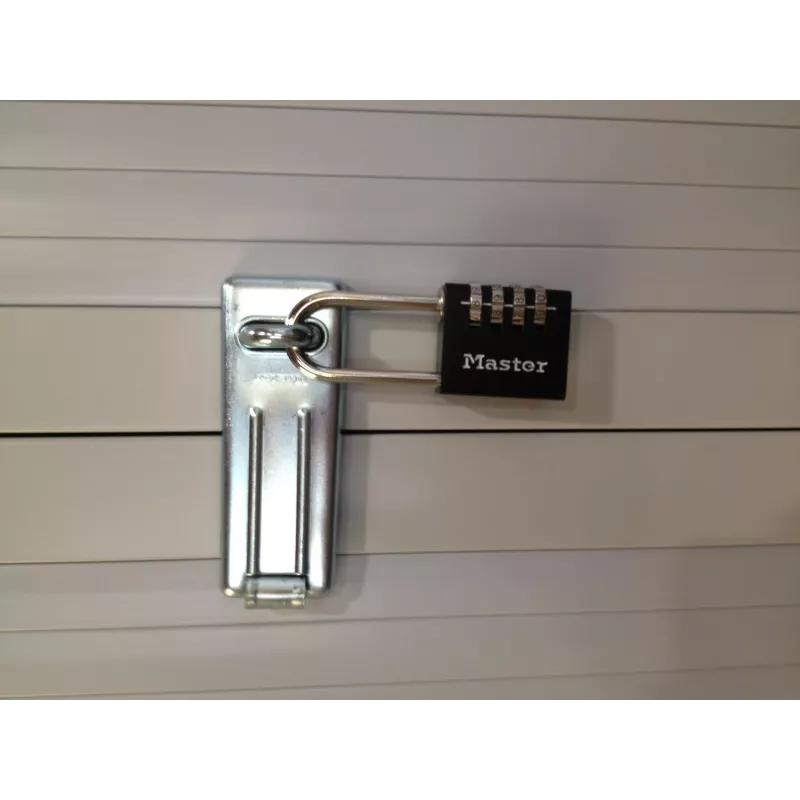 Master Lock 7640EURDBLK Kombinacinis spynos 40 mm korpuso plotis, grūdinto plieno lankas, 4 diskų perprogramuojama, sidabrinė/pilka