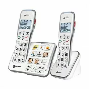 Geemarc AmpliDECT 595-2 Photo Cordless Senior Phone with Answering Machine - Duo Pack