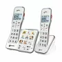 Geemarc AmpliDECT 595-2 Photo Cordless Senior Phone with Answering Machine - Duo Pack