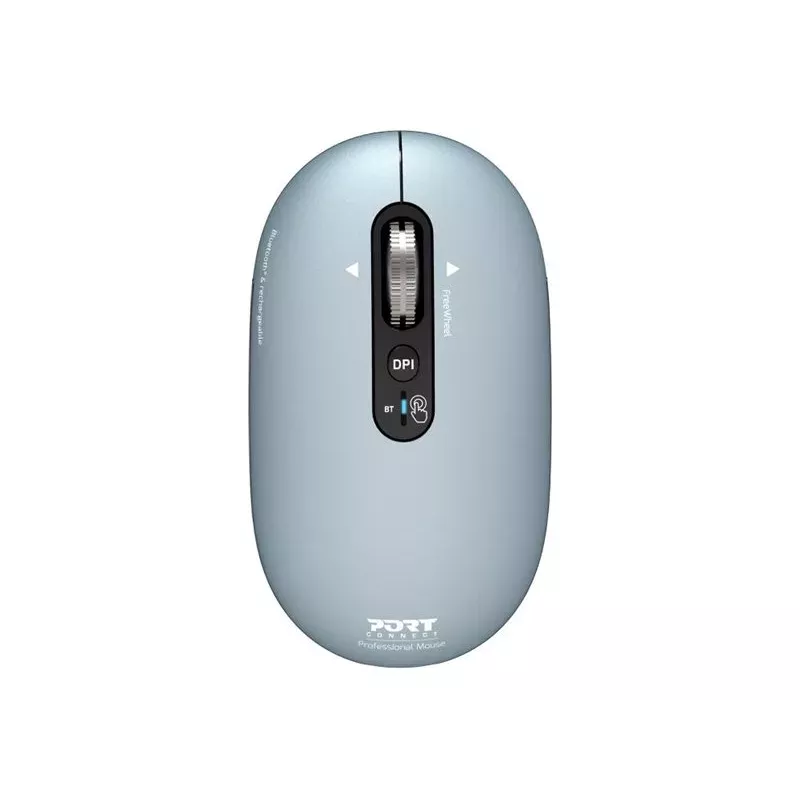 PORT Designs Pure MAC įkraunama Bluetooth pelė - Storm Grey - 3200 DPI