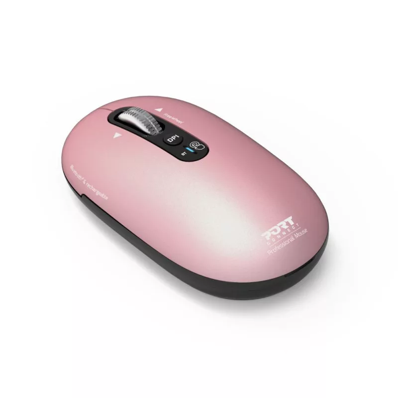 PORT Designs Pure MAC įkraunama Bluetooth pelė - Copper Rose - Optinė