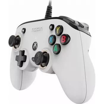 Nacon Compact Pro Wired Controller, skirtas Xbox Series X|S, Xbox One ir PC – baltas