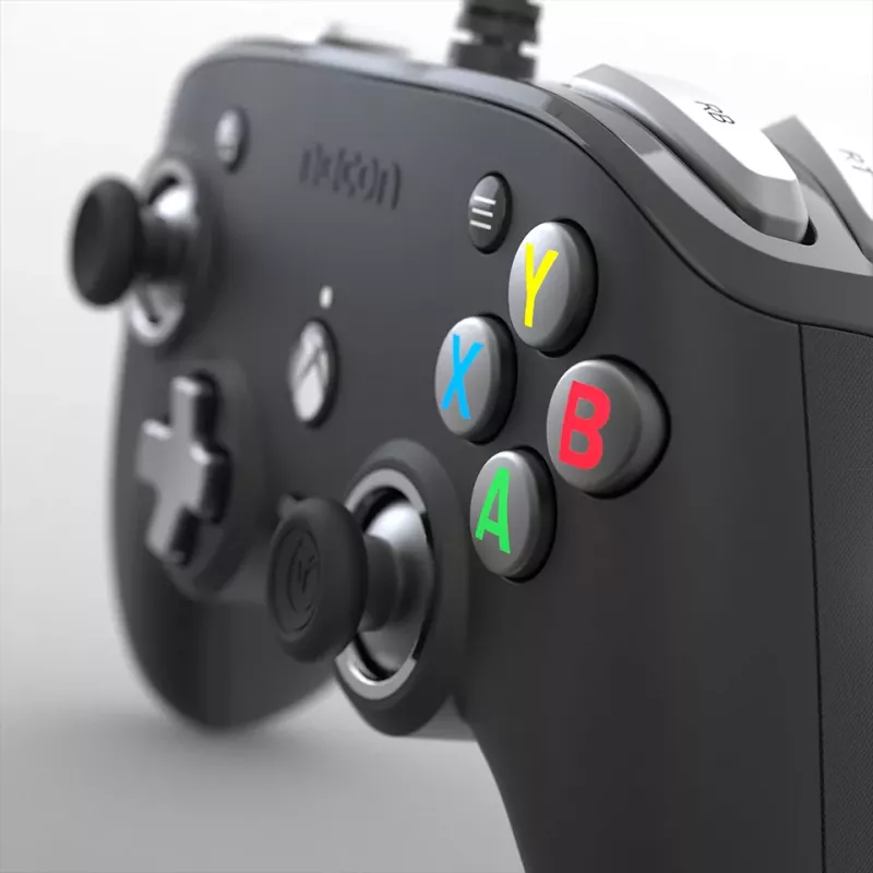 Nacon Compact Pro Wired Controller, skirtas Xbox Series X|S, Xbox One ir PC – baltas