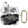 Guess GUA3UCAMG AirPods 3 Cover Black Camouflage Camo Collection