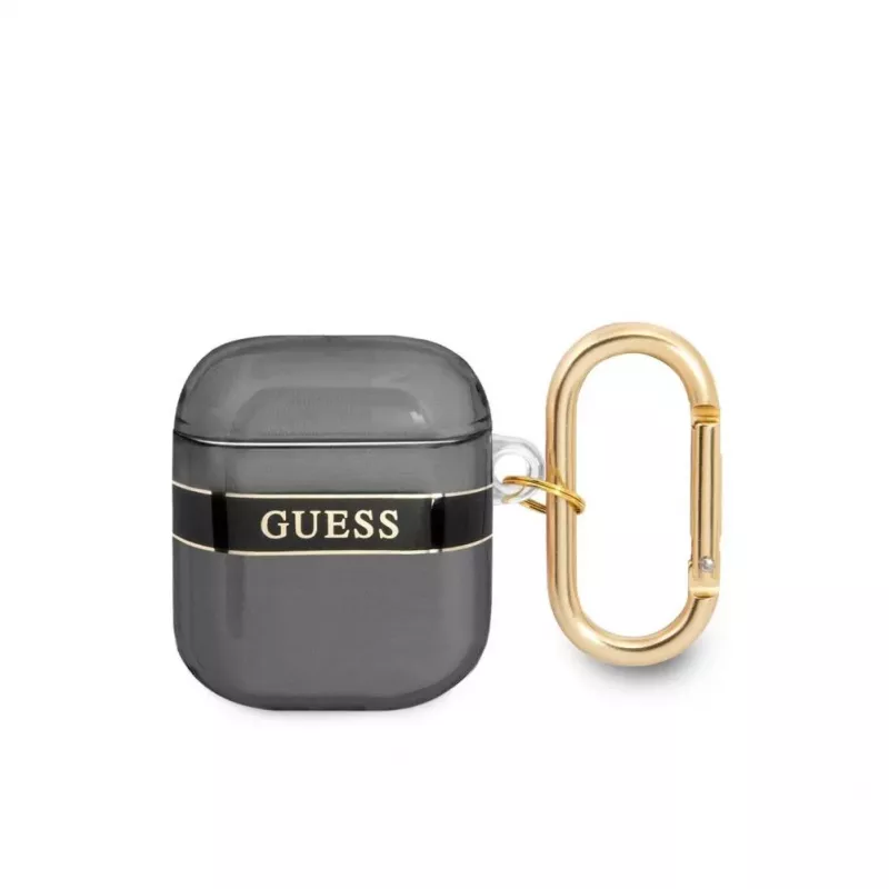 Guess GUA2HHTSK AirPods 1/2 Dangtelis Juodas Strap Collection