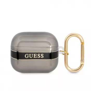 Guess GUA3HHTSK AirPods 3 Cover Black Strap Collection