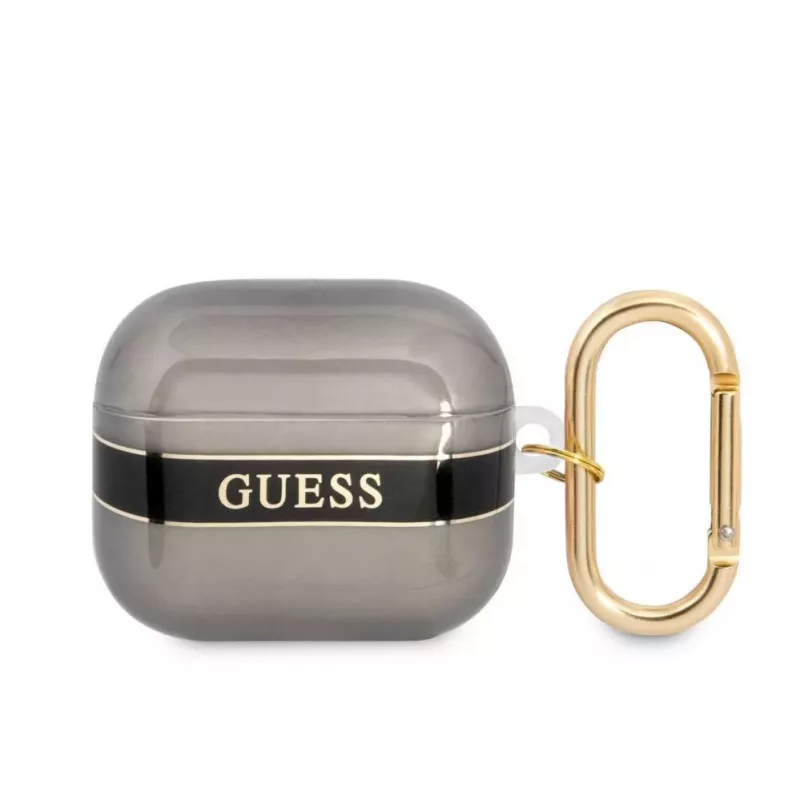 Guess GUA3HHTSK AirPods 3 Cover Black Strap Collection