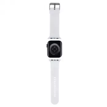 Karl Lagerfeld 3D Rubber Karl Head Apple Watch Strap 38/40/41mm White