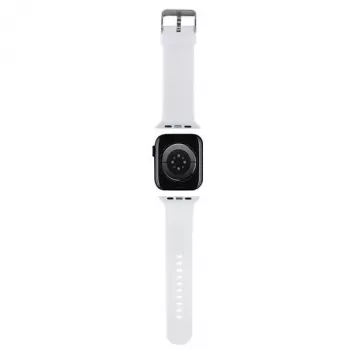 Karl Lagerfeld 3D Rubber Choupette Head Strap, skirta Apple Watch 38/40/41mm, balta
