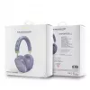 Guess Gcube Metallic Script Logo On-Ear Bluetooth Headphones - Purple