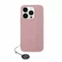 Karl Lagerfeld KLHCP15XPSAKDGCP Saffiano Rhinestones & Charm Hard Case, skirtas Apple iPhone 15 Pro Max 6,7 inch rožinis
