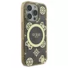 Guess GUHMP16LH4PYEEW Hardcase, skirtas Apple iPhone 16 Pro 6,3 inch ruda Peony On 4G Background MagSafe