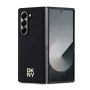 DKNY DKHMZFD6PSHRPSK Repeat Pattern Stack Logo dėklas, skirtas Samsung Galaxy Z Fold6 - Juodas