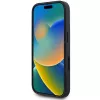 DKNY DKHMP16SPCPVSLK iPhone 16/16.1 kietas dėklas languotu raštu MagSafe juodas