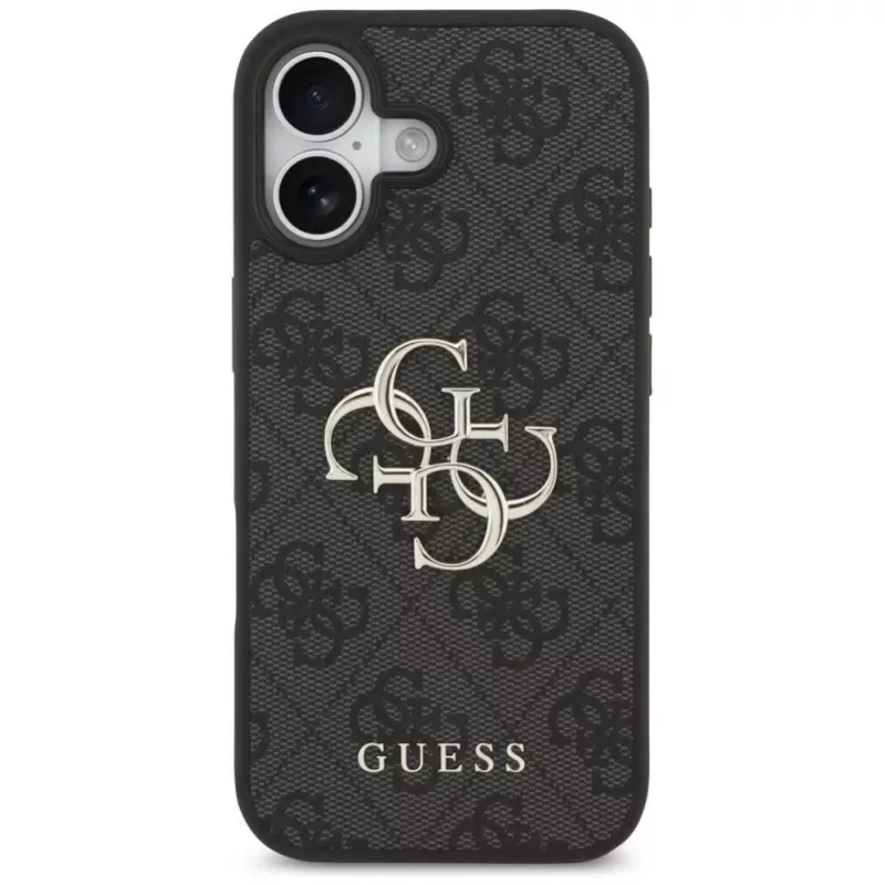 Guess 4G Big Logo dėklas, skirtas iPhone 17 - juodas