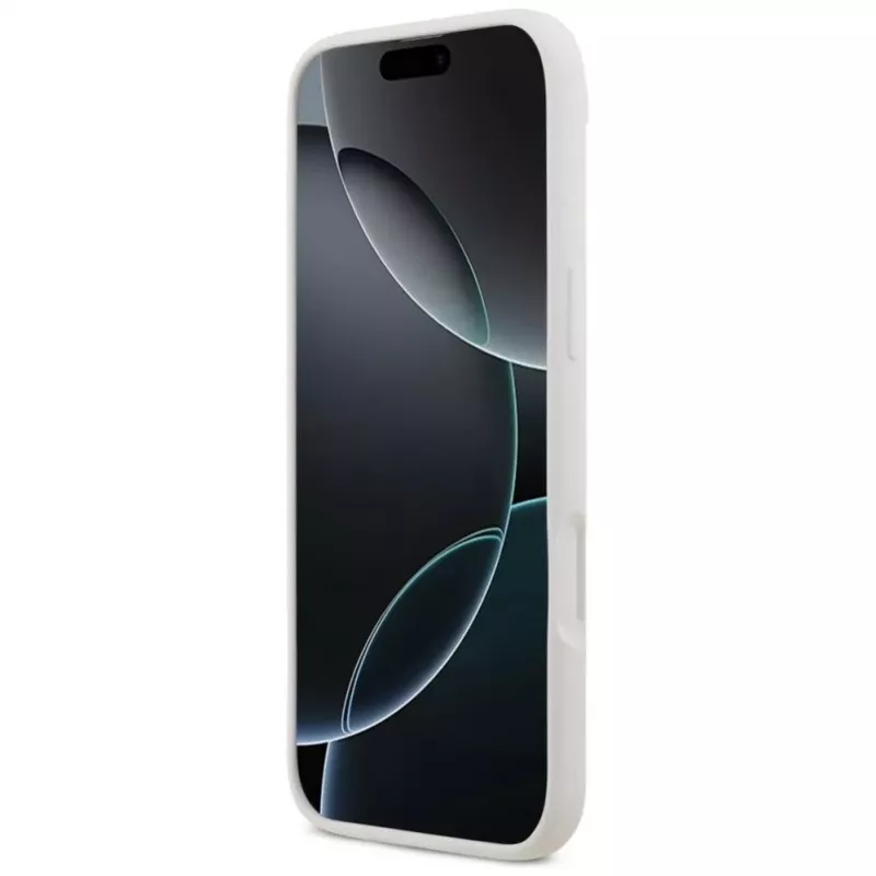 KARL LAGERFELD Silicone Case Karl Sketch & Logo MagSafe, skirtas iPhone 13 Pro Max, baltas