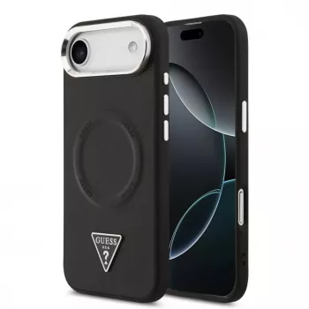Guess Triangle Logo MagSafe dėklas, skirtas iPhone Air - juodas